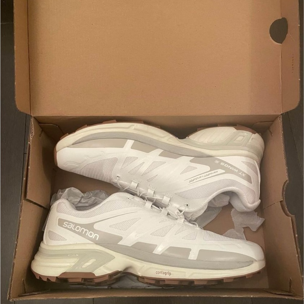 NWT Salomon White Sneakers - Picture 5 of 5